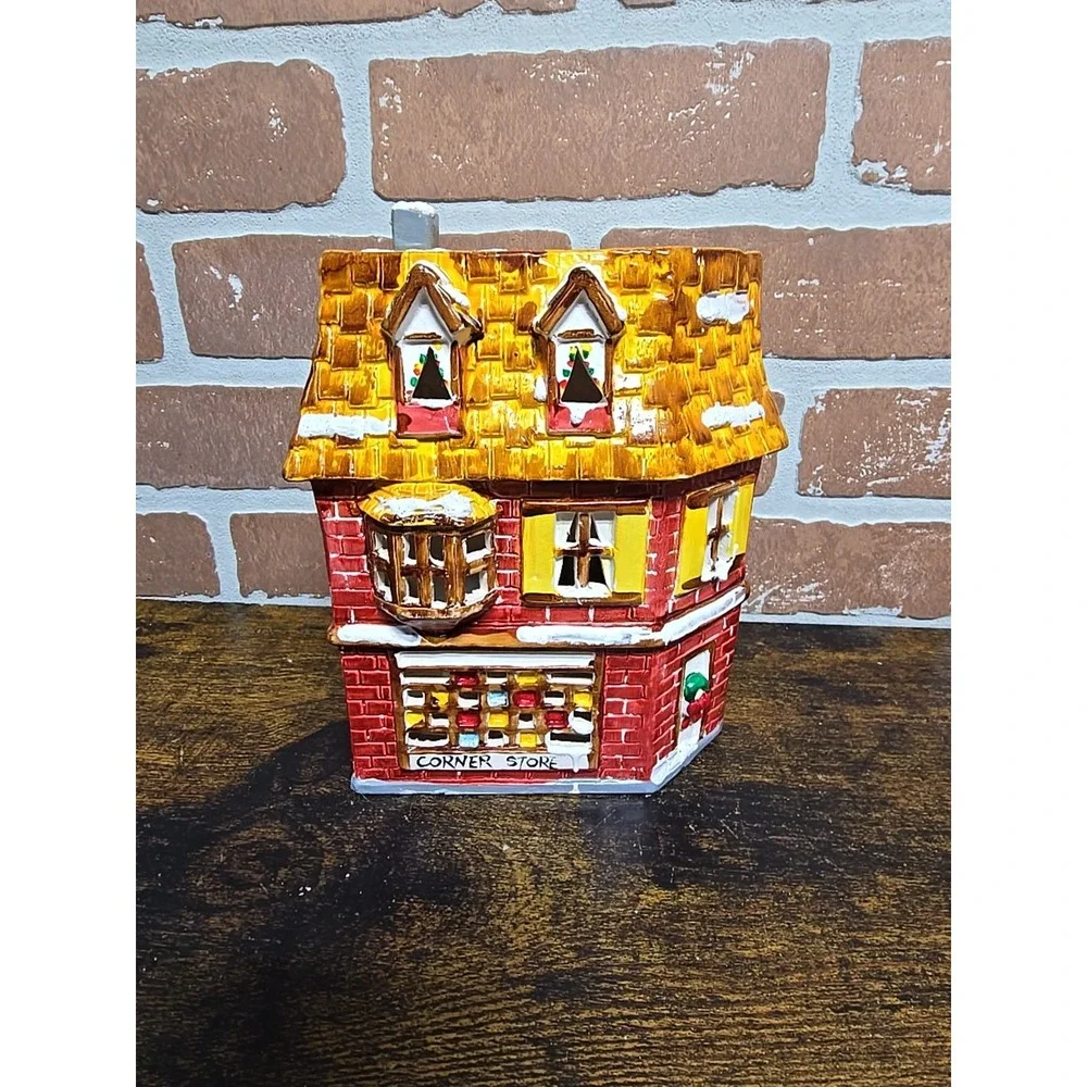 Dept. 56 Original Snow Village Corner Store 1982 Retired Collectible Collection